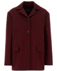 Gucci - Gg Fabric Blazer - Lyst