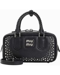 Miu Miu - Logo Mini Satchel - Lyst