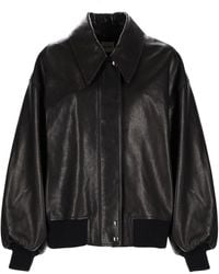 KHAITE - Solid Shirt Collar Jacket - Lyst