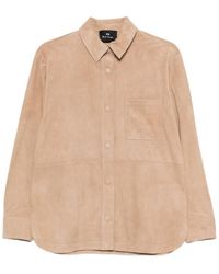 Paul Smith - Leather Shirt - Lyst