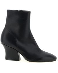 Jil Sander - Solid Almond Toe Boots - Lyst