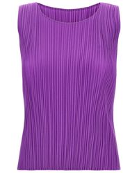 Pleats Please Issey Miyake - 'Monthly Colors: August' Top - Lyst