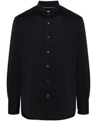 Brunello Cucinelli - Cotton Spread Collar Button-Down Shirt - Lyst