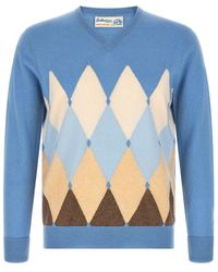 Ballantyne - Light V Neck Sweater - Lyst