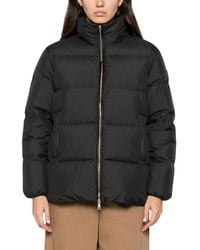 Moncler - Quilted Mock Collar Jacket - Lyst
