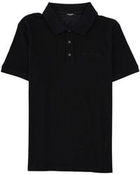 Balmain - Shirt Collar Polo - Lyst