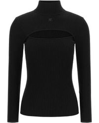 Courreges - Turtle Neck Sweater - Lyst