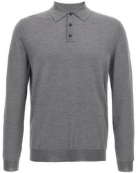 Zanone - Solid Polo Shirt - Lyst