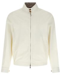 Brunello Cucinelli - Cotton Full-Length Jacket Clothing - Lyst