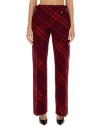 Burberry - Regular Flat Front Pants - Lyst