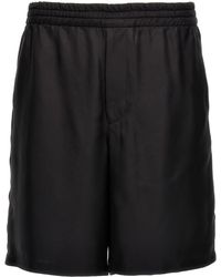 Prada - Twill Bermuda Shorts - Lyst