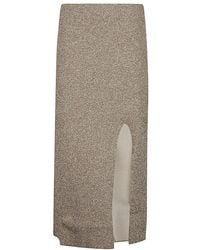 Circus Hotel - Viscose Blend Midi Skirt - Lyst