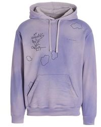 Objects IV Life - All-Over Print Cotton Hoodie - Lyst