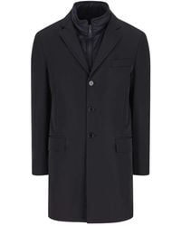 Fay - Double Breasted Coat - Lyst