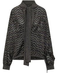 Missoni - Dark Mock Collar Sweater - Lyst