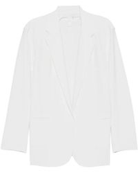 Norma Kamali - Oversized Single-Breasted Blazer Jacket - Lyst