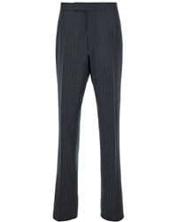 Thom Browne - Straight-Leg Pinstriped Wool Trousers - Lyst