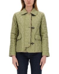 Fay - Quilted Shirt Collar Jacket - Lyst