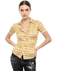 DSquared² - Slim Checks Shirt - Lyst