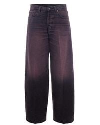 Haikure - Dark Loose High Rise Jeans - Lyst