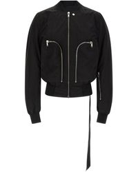 Rick Owens - Bomber Jacket Cotton - Lyst