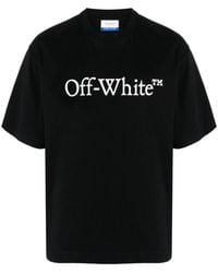 Off-White c/o Virgil Abloh - Big Bookish T-Shirt Cotton Tshirt - Lyst