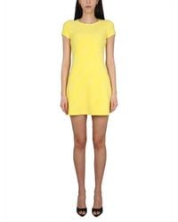 DSquared² - Slim Fit Mini Dress With Gyro Necklace Detail - Lyst