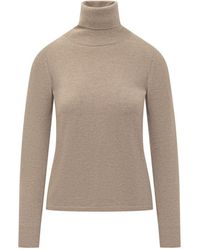 Max Mara - Solid Turtle Neck Sweater - Lyst