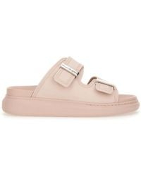 McQueen - Solid Hybrid Slides - Lyst