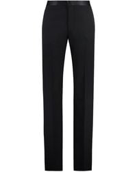 Givenchy - Flat Front Pants - Lyst