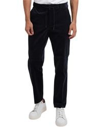 BOSS - Dark Tapered Trousers - Lyst