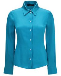 Gucci - Silk Satin Shirt - Lyst