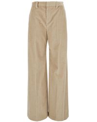 Brunello Cucinelli - Trousers Corduroy Cotton - Lyst