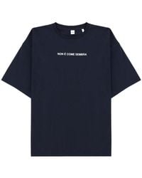 Aspesi - Graphic Crew Neck T-Shirt - Lyst