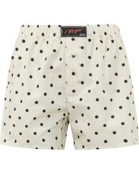 MSGM - Polka Dot Shorts - Lyst