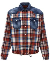 DSquared² - Regular Checks Shirt - Lyst