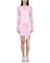 MSGM - Chic Concealed Zipper Mini Dress For - Lyst