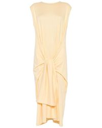 TOTEME - Round Neck Midi Dress - Lyst