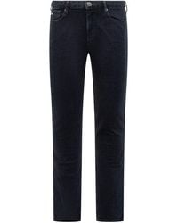 Emporio Armani - Dark Regular Jeans - Lyst