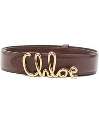 Chloé - Iconic" Leather Belt - Lyst