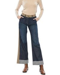 True Royal - Flared High Rise Jeans - Lyst