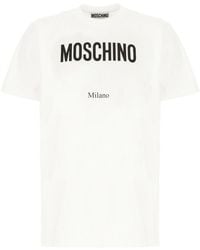 Moschino - Logo Crew Neck T-Shirt - Lyst