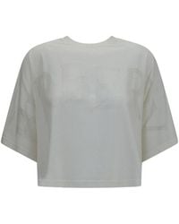 Burberry - Logo Cotton T-Shirt - Lyst