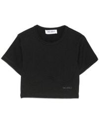 The Attico - Logo Cotton T-Shirt - Lyst