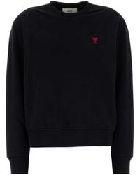 Ami Paris - Ami De Coeur Cotton Sweatshirt - Lyst