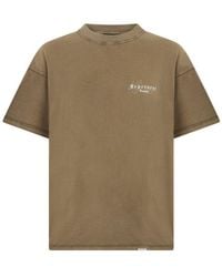 Represent - Khaki Crew Neck T-Shirt - Lyst