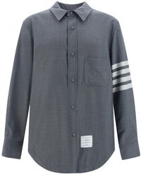 Thom Browne - Regular Stripes Shirt - Lyst