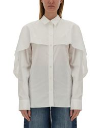 Stella McCartney - Oversized Solid Shirt - Lyst