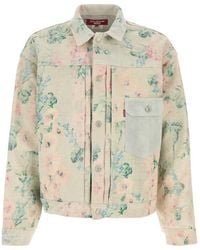 Junya Watanabe - Floral Print Jacket - Lyst
