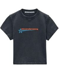 Alexander Wang - Crystal Hotfix Star Jersey T-Shirt Clothing - Lyst